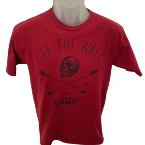 VANS Off the Wall Skeleton Skate Tee Shirt Men S Small